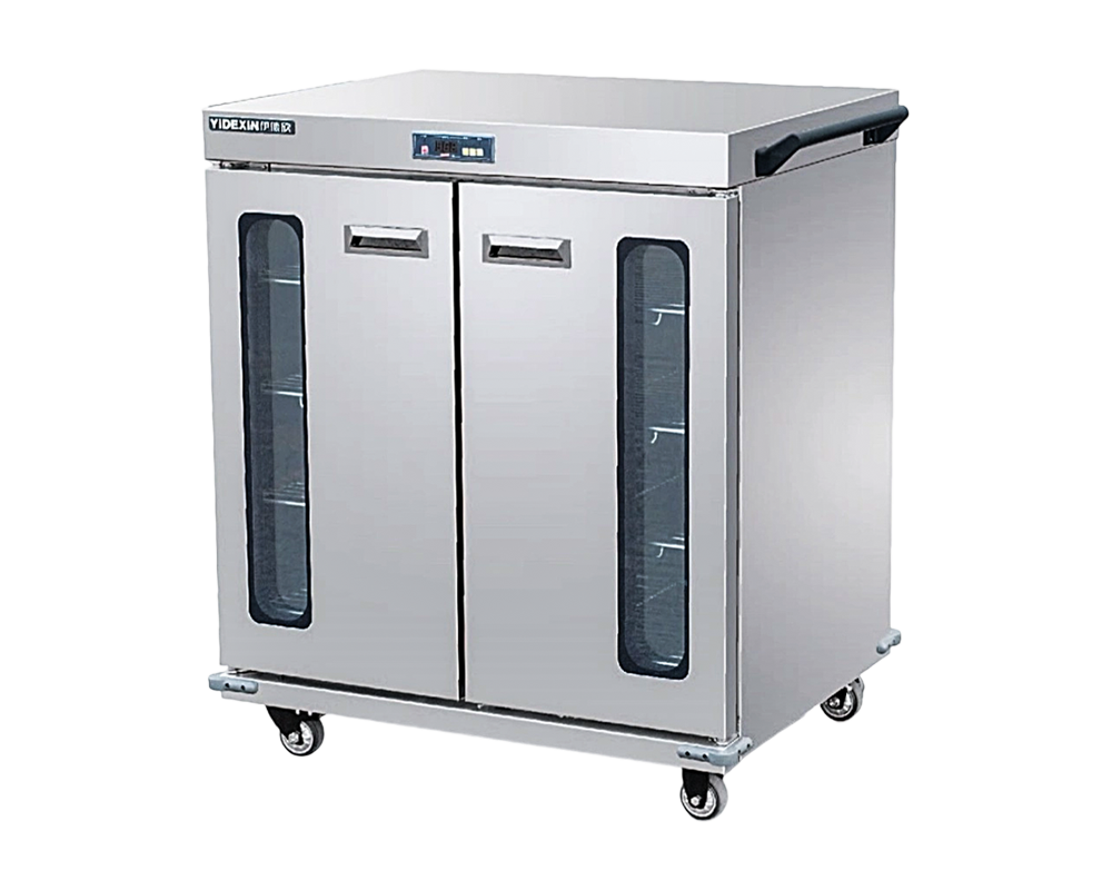 Pahalang na Ganap na Nakapaloob na Insulation Food Heated Banquet Cabinet Trolley-B